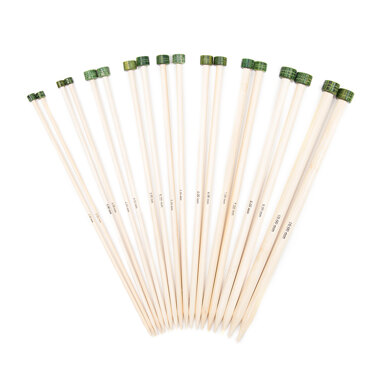 KnitPro Bamboo Single Point Needles 25cm (Set of 10)