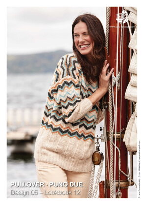 Pullover in Puno Due in Lana Grossa - 0512 - Downloadable PDF