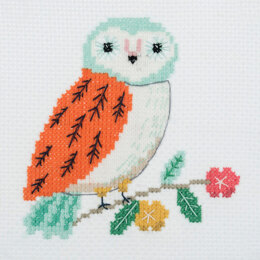 Trimits Owl Cross Stitch Kit - 13 x 13cm