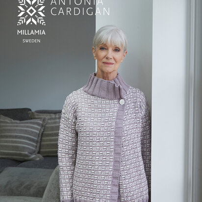 Antonia Cardigan - Knitting Pattern For Women in MillaMia Naturally Soft Aran