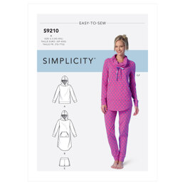 Simplicity Misses' Tops, Dress, Shorts, Pants and Slippers S9210 - Sewing Pattern