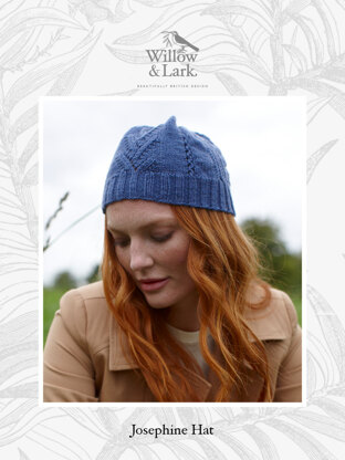 Josephine Hat - Knitting Pattern For Women in Willow & Lark Ramble
