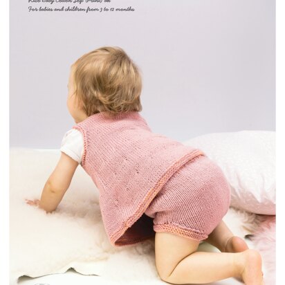 Dress and Panties in Rico Baby Cotton Soft DK & Rico Baby Cotton Soft Print DK - 885 - Downloadable PDF