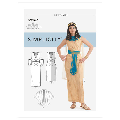 Simplicity Misses' Costumes S9167 - Sewing Pattern