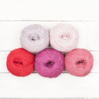 MillaMia Naturally Soft Cotton Ombre 5er Farbset  - Rose
