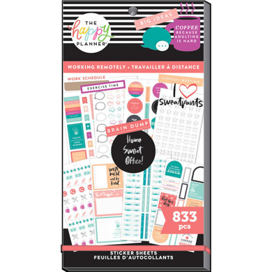 The Happy Planner Productive Work From Home Sticker Value Pack