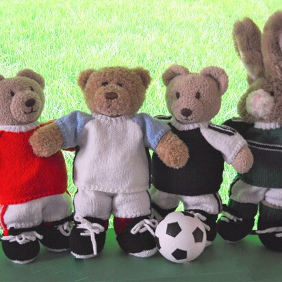 Teddy Bear Clothes Ready for Football