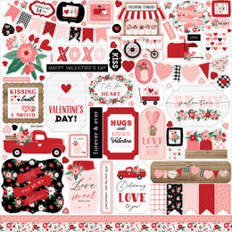 Echo Park Paper Hello Valentine Element Sticker