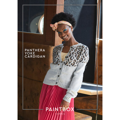 Panthera Yoke Cardigan - Free Knitting Pattern For Women in Paintbox Yarns