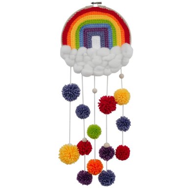 Needle Creations Wall Hanging Kit - Rainbow  - 8in x 23in