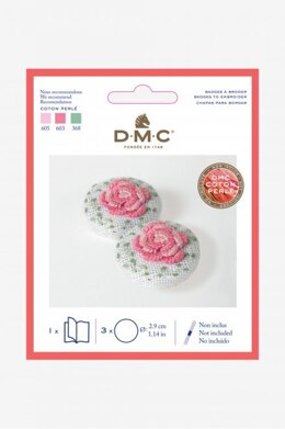 DMC Small Badges Embroidery Kit - 2.9cm