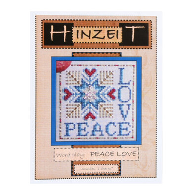 Hinzeit Peace Love - Word Play - HZWP30 -  Leaflet