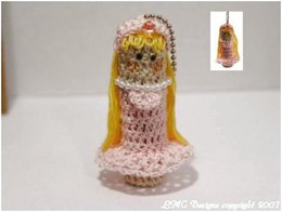 Ballerina Doll Lip Balm Holder Crochet Pattern
