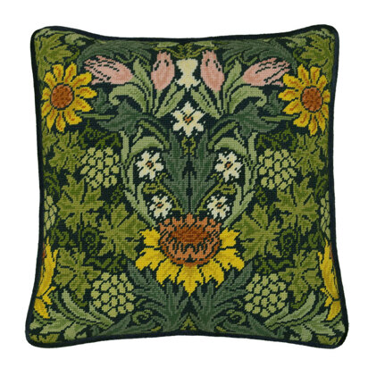 Bothy Threads William Morris Sunflowers Tapestry Kit - 35.5 x 35.5cm