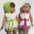 California Collection Beachwear, Knitting Patterns fit American Girl and other 18-Inch Dolls