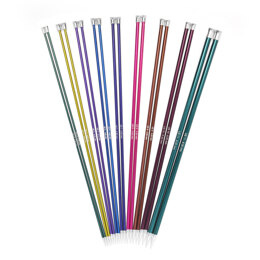 Knitter's Pride Zing  Single Point Needles 35cm (14") (Set of 9)