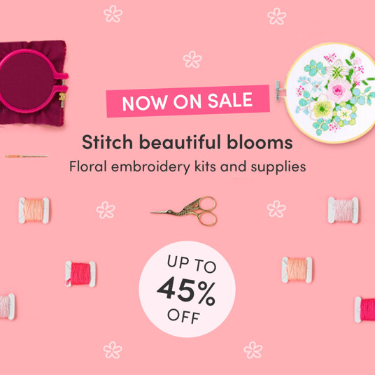 Up to 45 percent off floral kits!