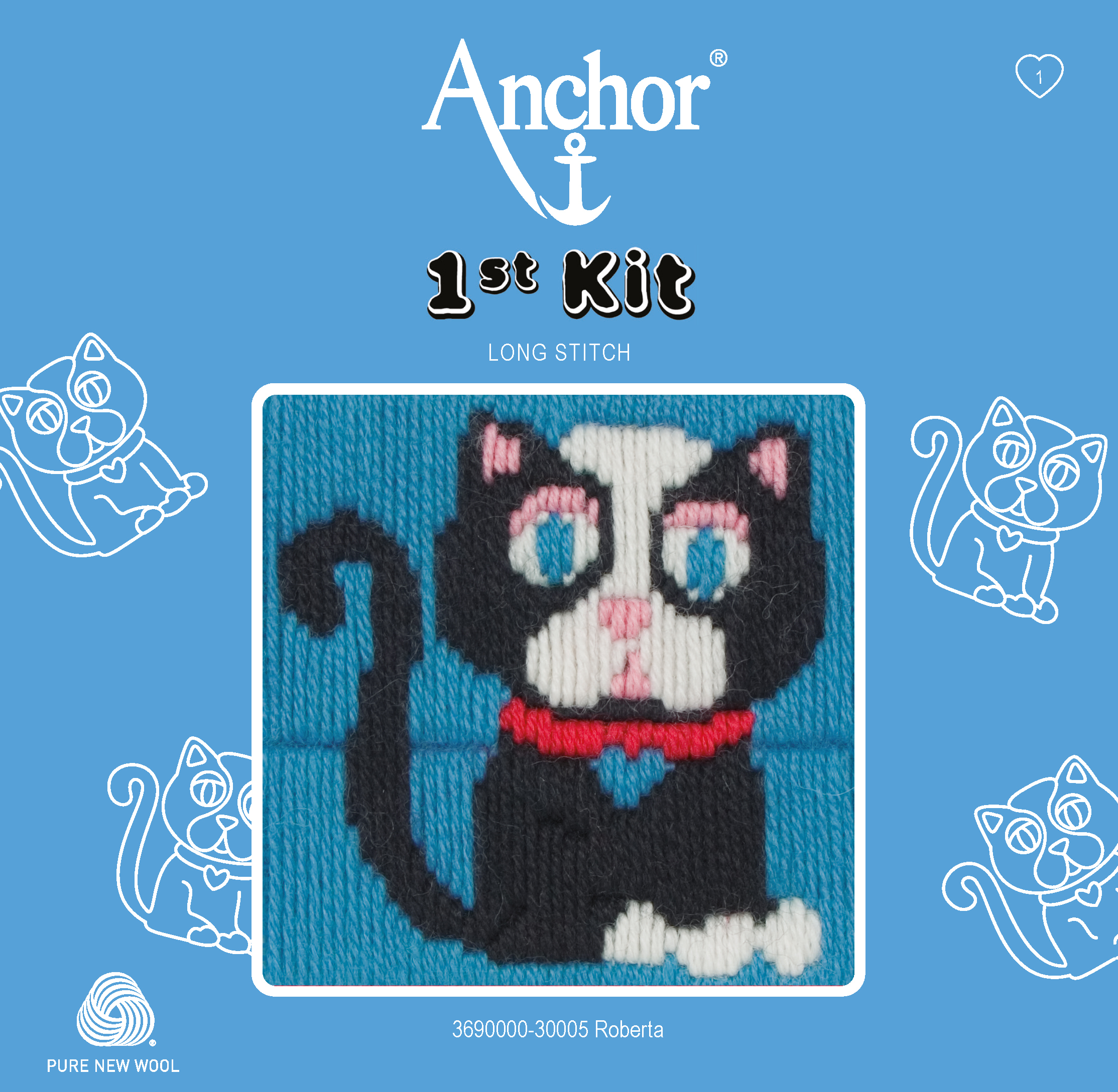 Anchor 1st Kit Roberta Long Stitch Kit