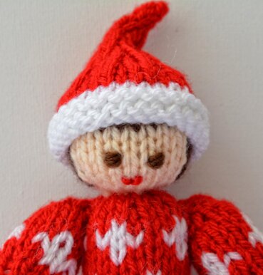 Anneke - Christmas Elf Folk Doll