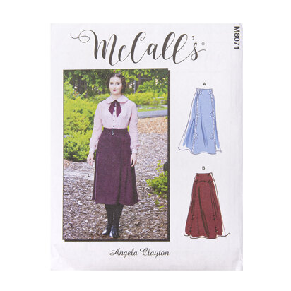 McCall's Misses' Historical Skirt M8071 - Sewing Pattern