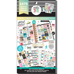 TheHappy Planner Sticker Value Pack - Work It Out - Classic, 1475/Pkg