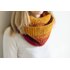 Autumn leaves infinity scarf