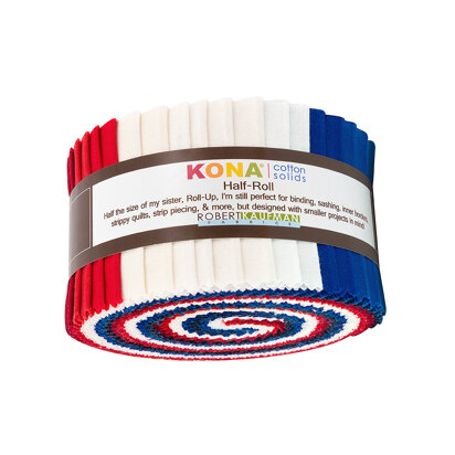 Robert Kaufman Kona Cotton Solids 2.5in Strip Roll - HR-151-24