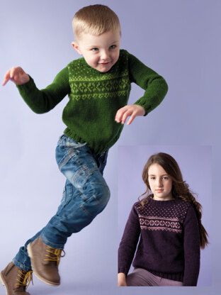 Austin Sweater and Tunic in Rowan Pure Wool Worsted