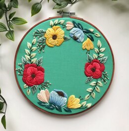 Ring of Posies Embroidery Pattern