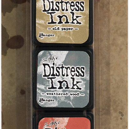 Ranger Tim Holtz Distress Mini Ink Pads 4/Pkg - Kit 7