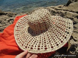 Crochet Floppy Beach Hat