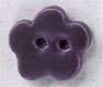 Mill Hill Button 86385 - Matte Purple Posie Flower