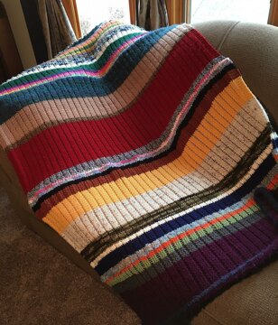 Long loom knitting patterns blanket