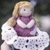 Doll Knitting Pattern - Knitted Doll Lucy