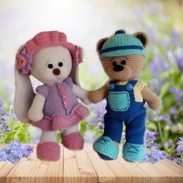 Clothes for Teddy bear and Bunny