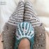 Ashvini Tunisian Crochet Slippers