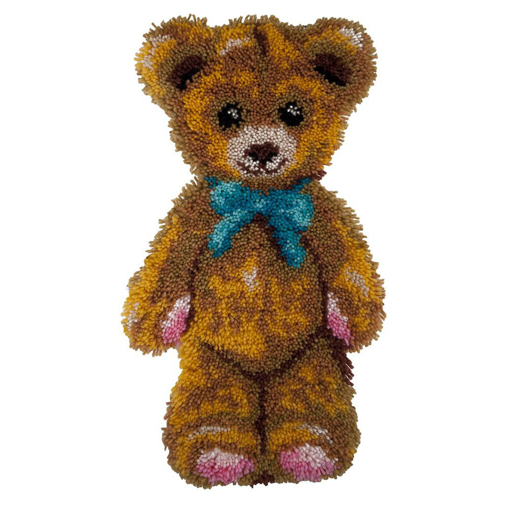Teddy Bear Christmas Latch Hook Kit 