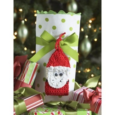 Santa Gift Tag in Lily Sugar 'n Cream Solids