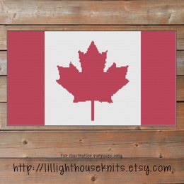 Canadian Flag Blanket