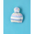 Teenie Beanie Hat - Free Knitting Pattern For Babies in Paintbox Yarns Baby DK Prints by Paintbox Yarns