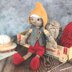 Doll Knitting Pattern - Knitted Doll Pinocchio