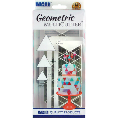 PME Geometric Multi Cutter - Triangle, Set of 3