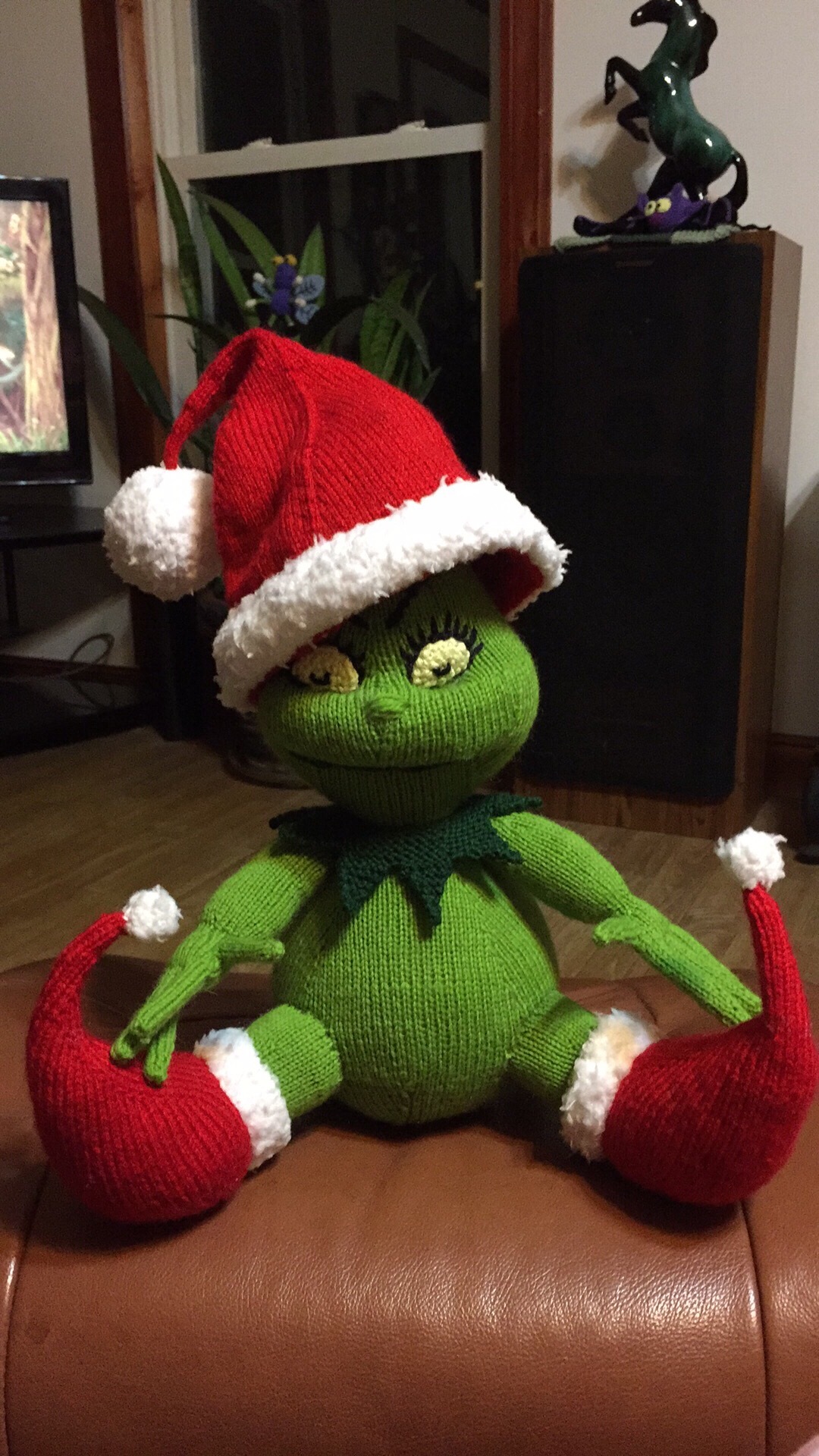 Knitted Grinch knitting project by Toni R LoveCrafts
