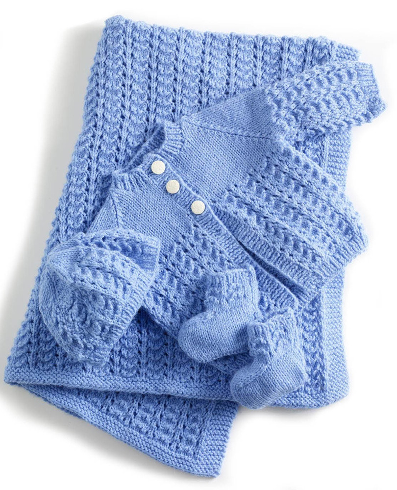 Baby  DK Knitting Pattern Babies Cot Blankets #228 