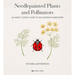 Needlepainted Plants and Pollinators by Victoria Matthewson