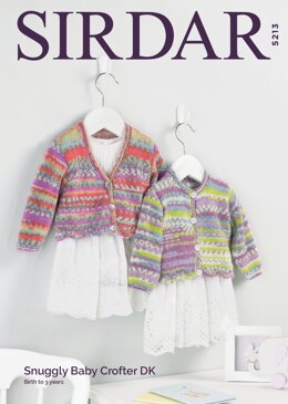 Sirdar 4777 Snuggly bébé marron glacé Crofter Chunky Pulls Original Knitting Pattern