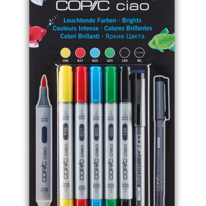 Copic 5+1 Set Brights - Assorted