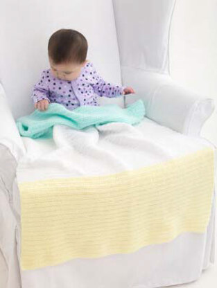 Sweetest Baby Afghan in Lion Brand Babysoft - L40719 - Downloadable PDF