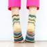 Chevron Block Socks - Free Knitting Pattern For Women in Paintbox Yarns Socks