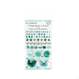 49 and Market Wishing Bubbles and Baubles – Teal